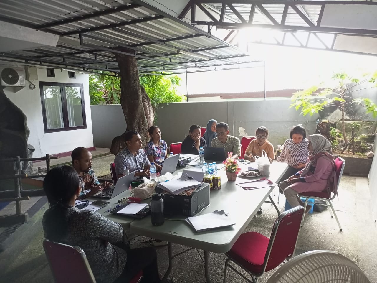 Evaluasi dan Posting APBDes di Dinas P3AMD (11 Jan.2024)